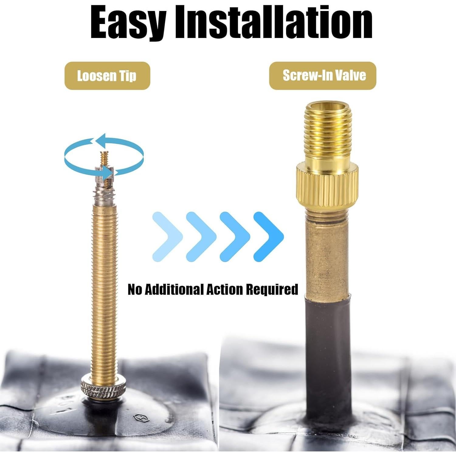 Juego de Adaptadores de Válvula de Bicicleta NQEUEPN 16 Piezas