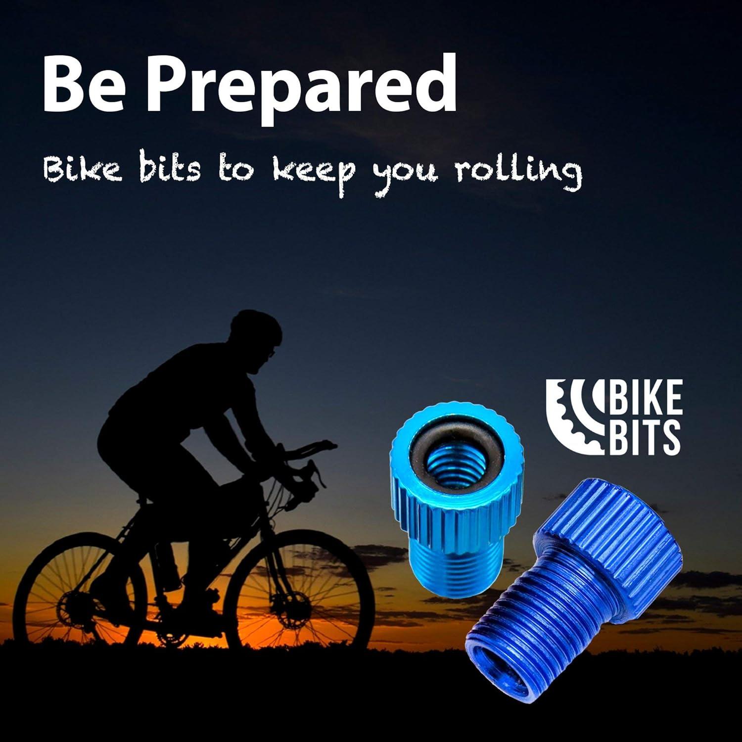 Adaptador Válvula Presta a Schrader Bike Bits - Paquete de 5