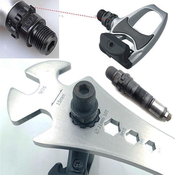 Llave de Pedal de Bicicleta 4 en 1 Groword 320mm Multifuncional