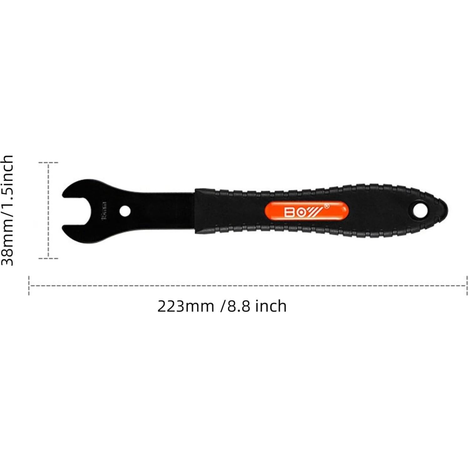 Llave de Pedal de Bicicleta Chrisphil 15mm Acero Ergonómico