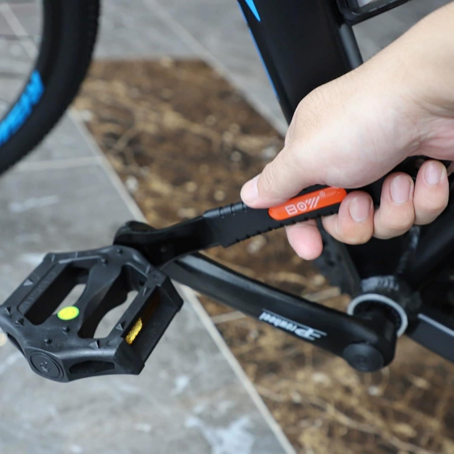 Llave de Pedal de Bicicleta Chrisphil 15mm Acero Ergonómico