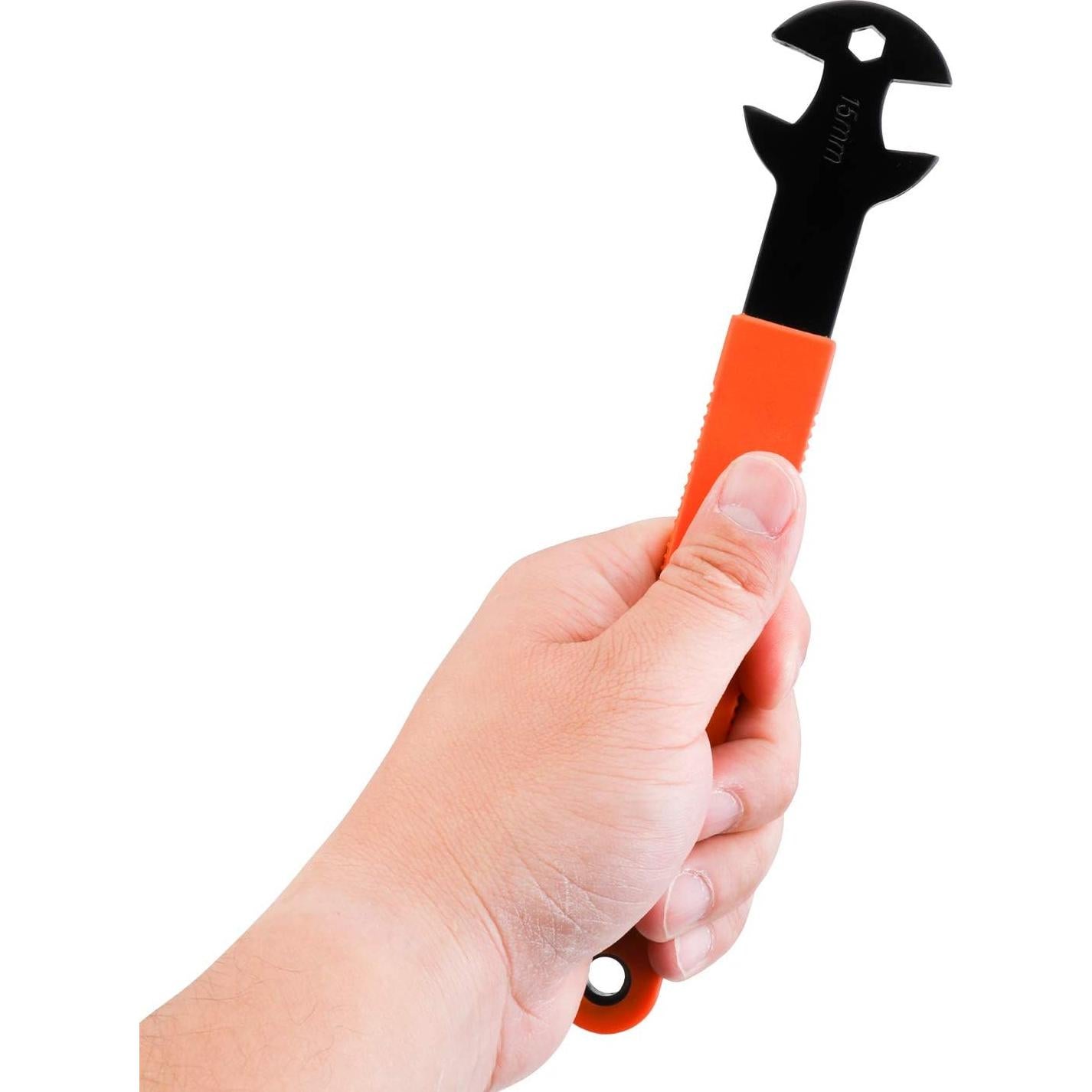 Llave de Pedal de Bicicleta QKURT 15mm con Mango Antideslizante