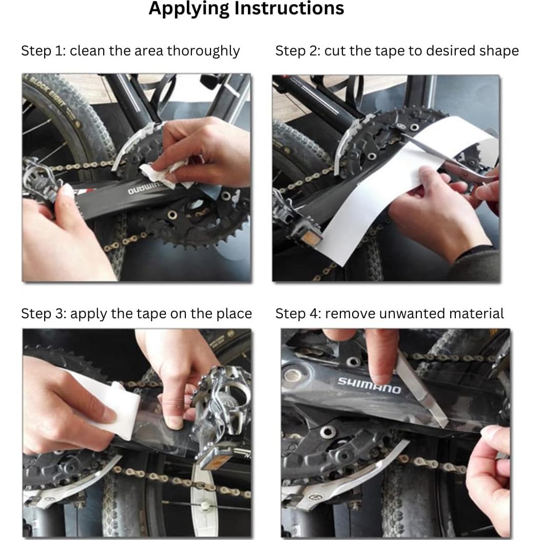 Cinta de Protección para Cuadro de Bicicleta TURBOOST 3m