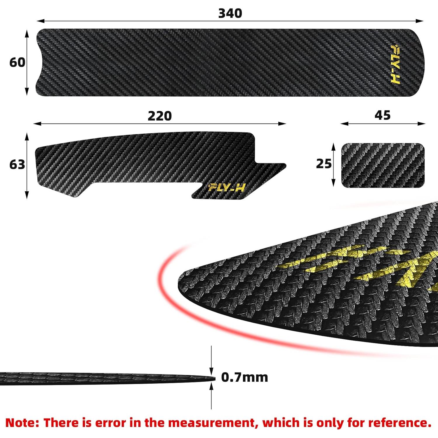 Cinta de Protección para Marco de Bicicleta FLY_H - 7 Piezas