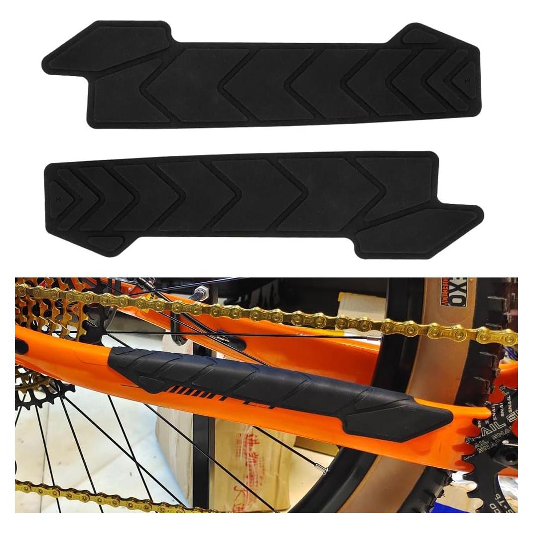 CYSKY Protector de Cadena de Bicicleta de Silicona 2 Pcs