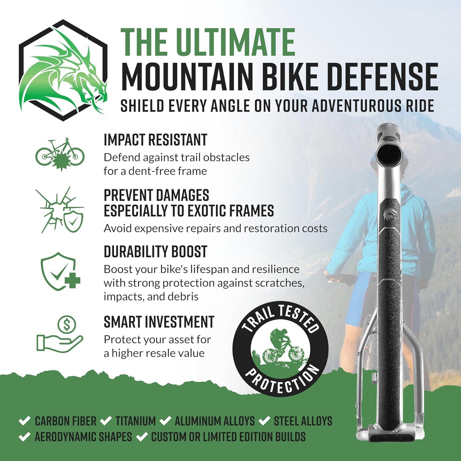 Cinta de Protección para Cuadro de Bicicleta Dragon Grips 20 Pcs