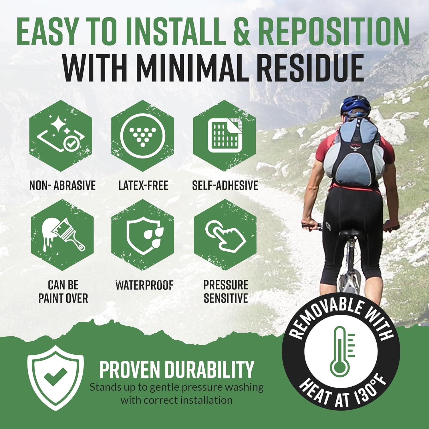 Cinta de Protección para Cuadro de Bicicleta Dragon Grips 20 Pcs