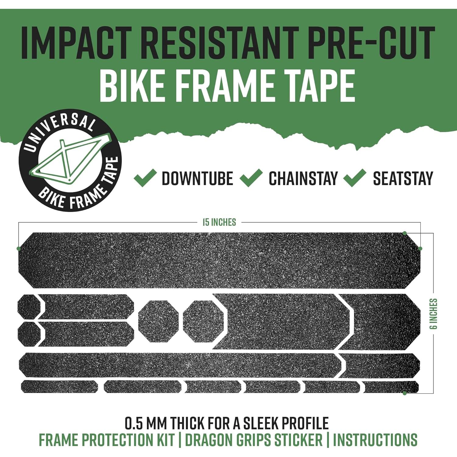 Cinta de Protección para Cuadro de Bicicleta Dragon Grips 20 Pcs
