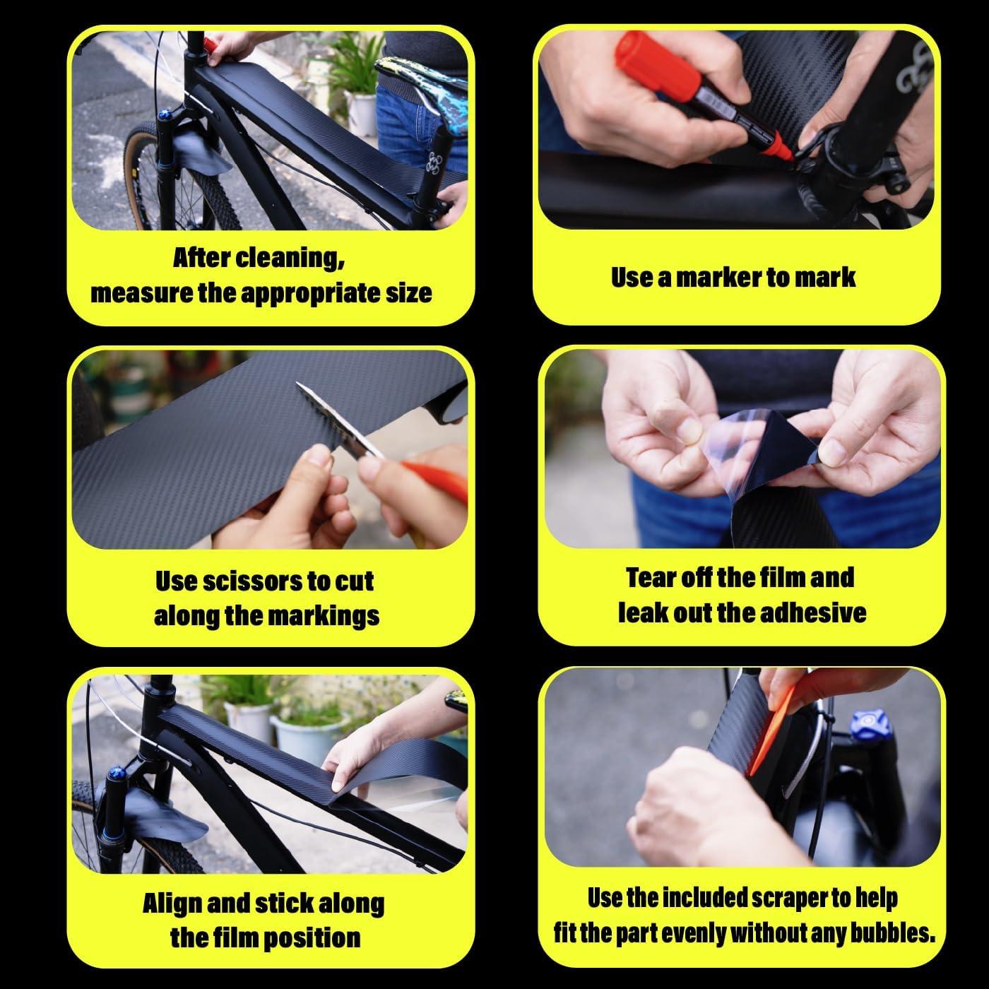 Cinta de Protección para Cuadro de Bicicleta CNC 10cm x 3m