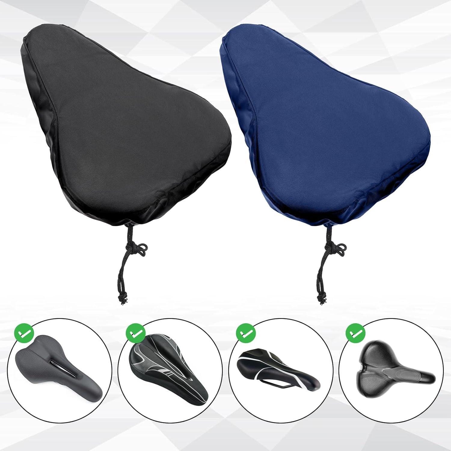 Cubierta de Asiento de Bicicleta Impermeable QfwdfcTrenz 2 Pcs