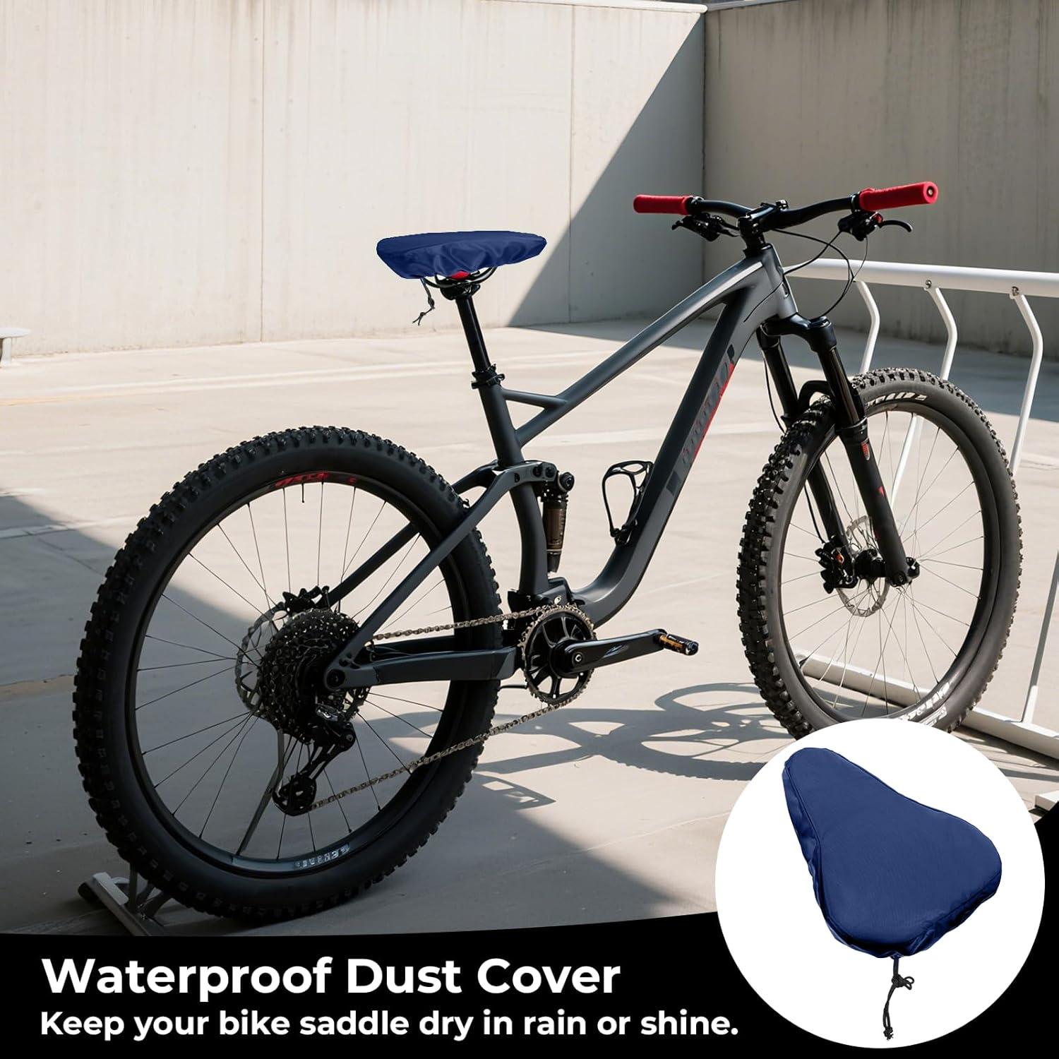 Cubierta de Asiento de Bicicleta Impermeable QfwdfcTrenz 2 Pcs