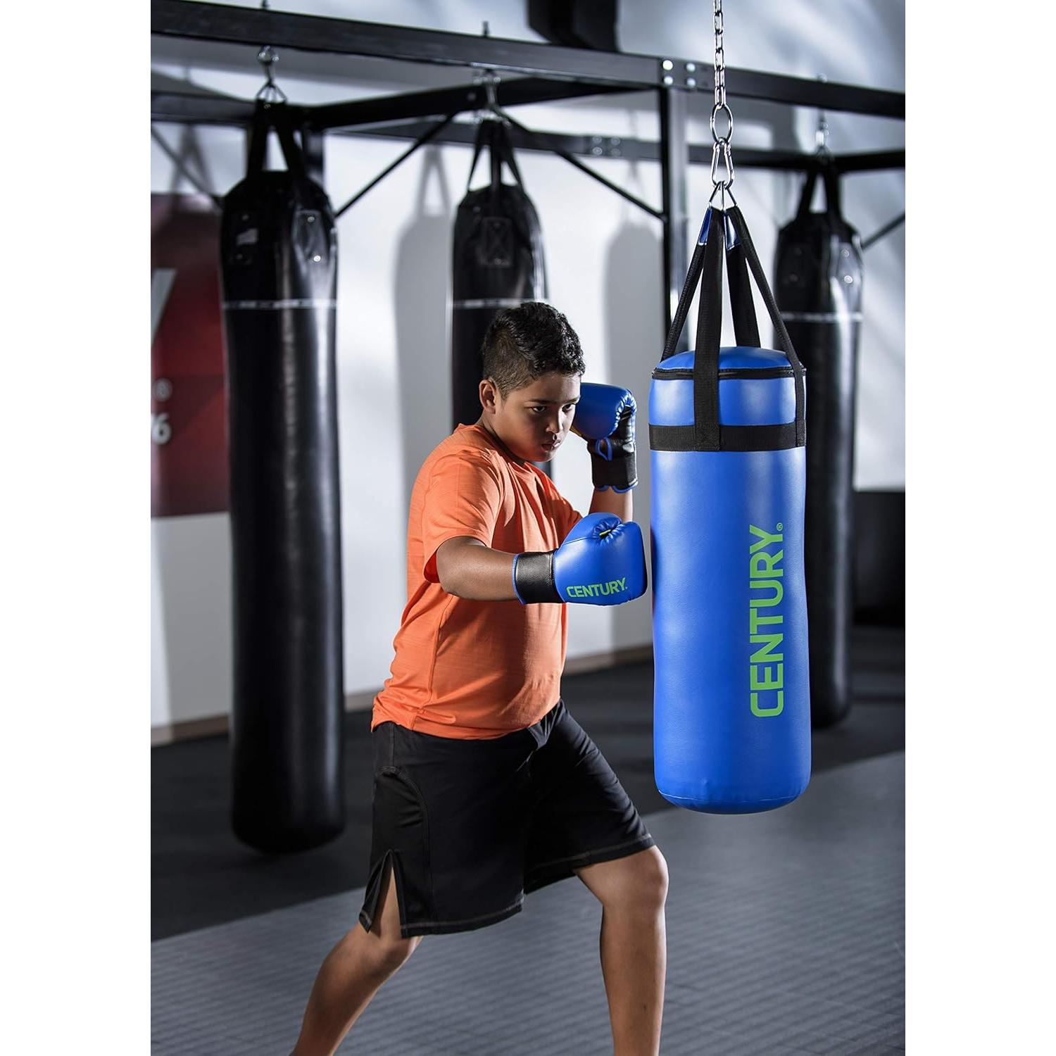 Combo Saco de Boxeo y Guantes Century para Niños 7-10 Años