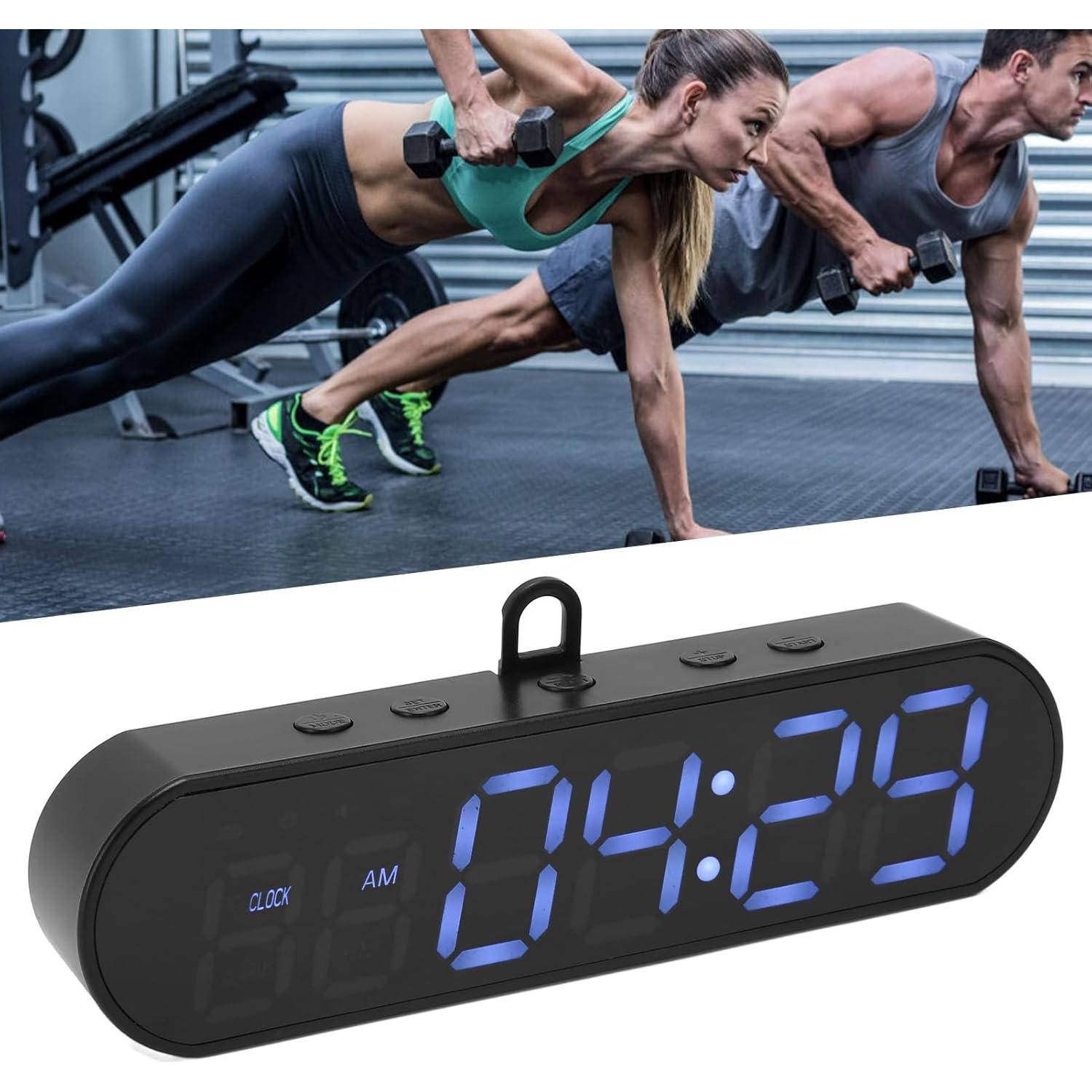 Temporizador de Gimnasio Portátil Banapoy, Cronómetro LED 1000mAh