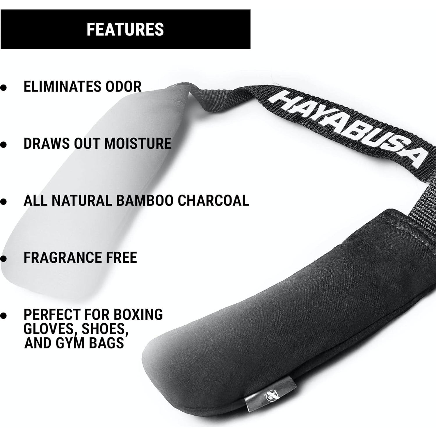 Desodorante para Guantes de Boxeo Hayabusa - 1 Cuenta Negro