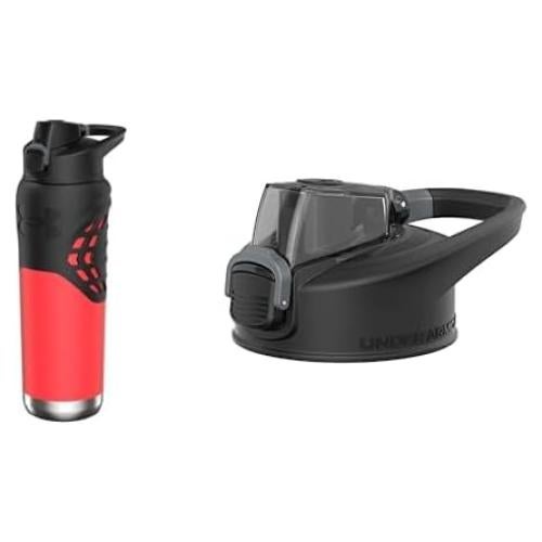 Botella de Agua Command 0.71L Under Armour con Tapa Pro Negra