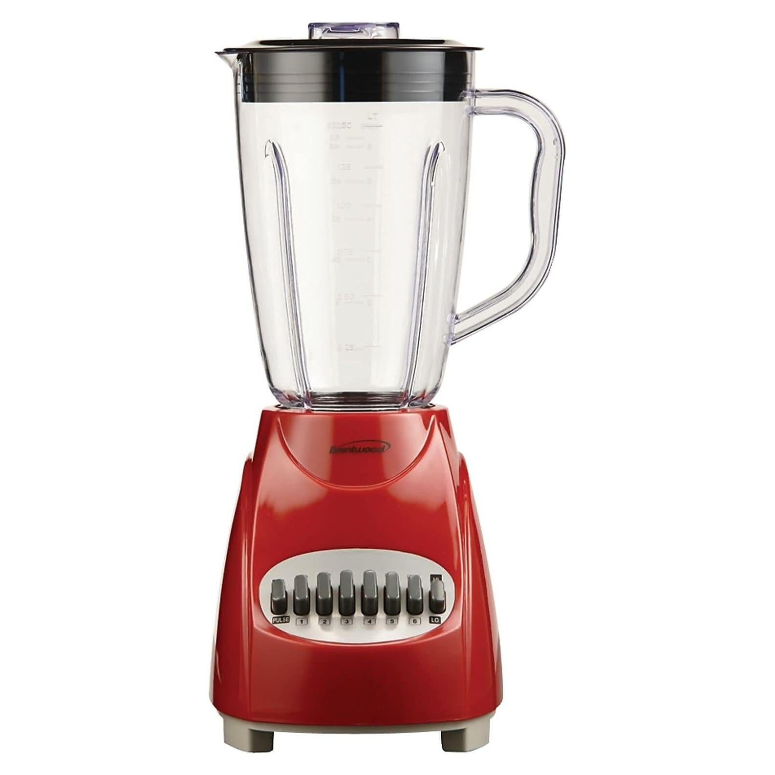 Brentwood JB-220R 12-Speed + Pulse Blender, Red