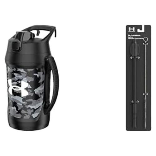 Jarra de Agua 1.89L Under Armour Playmaker con Popote Negro