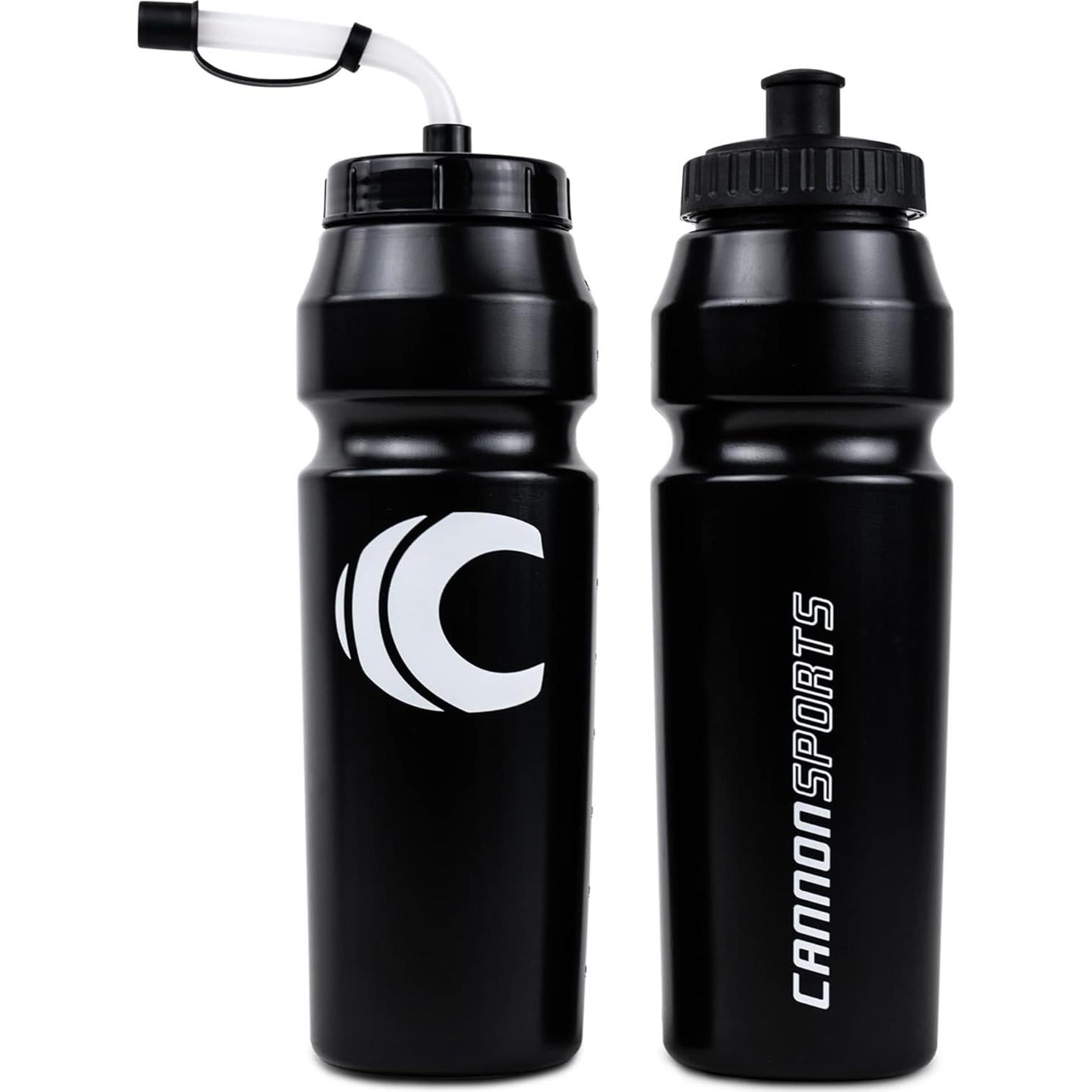 Botella de Agua Deportiva Cannon Sports 1L Libre BPA Negro