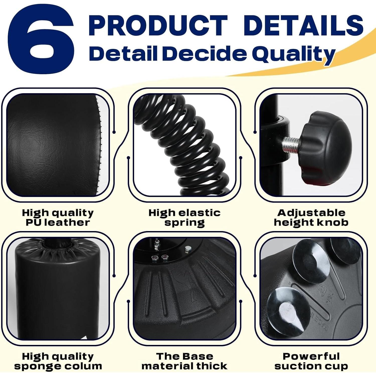 Entrenador de Velocidad de Boxeo INNOLIFE Ajustable 82.7"