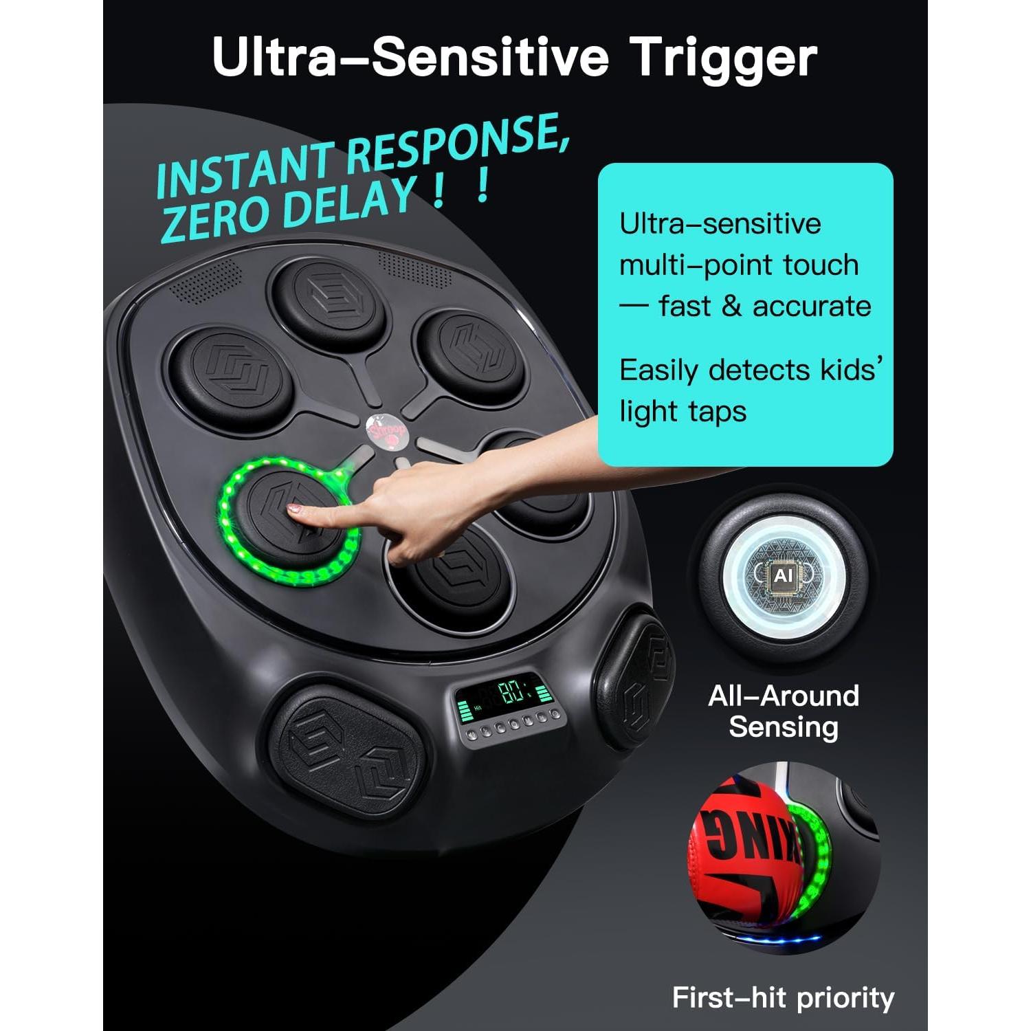 Máquina de Boxeo Musical Shroop 51.5x61.8cm Bluetooth