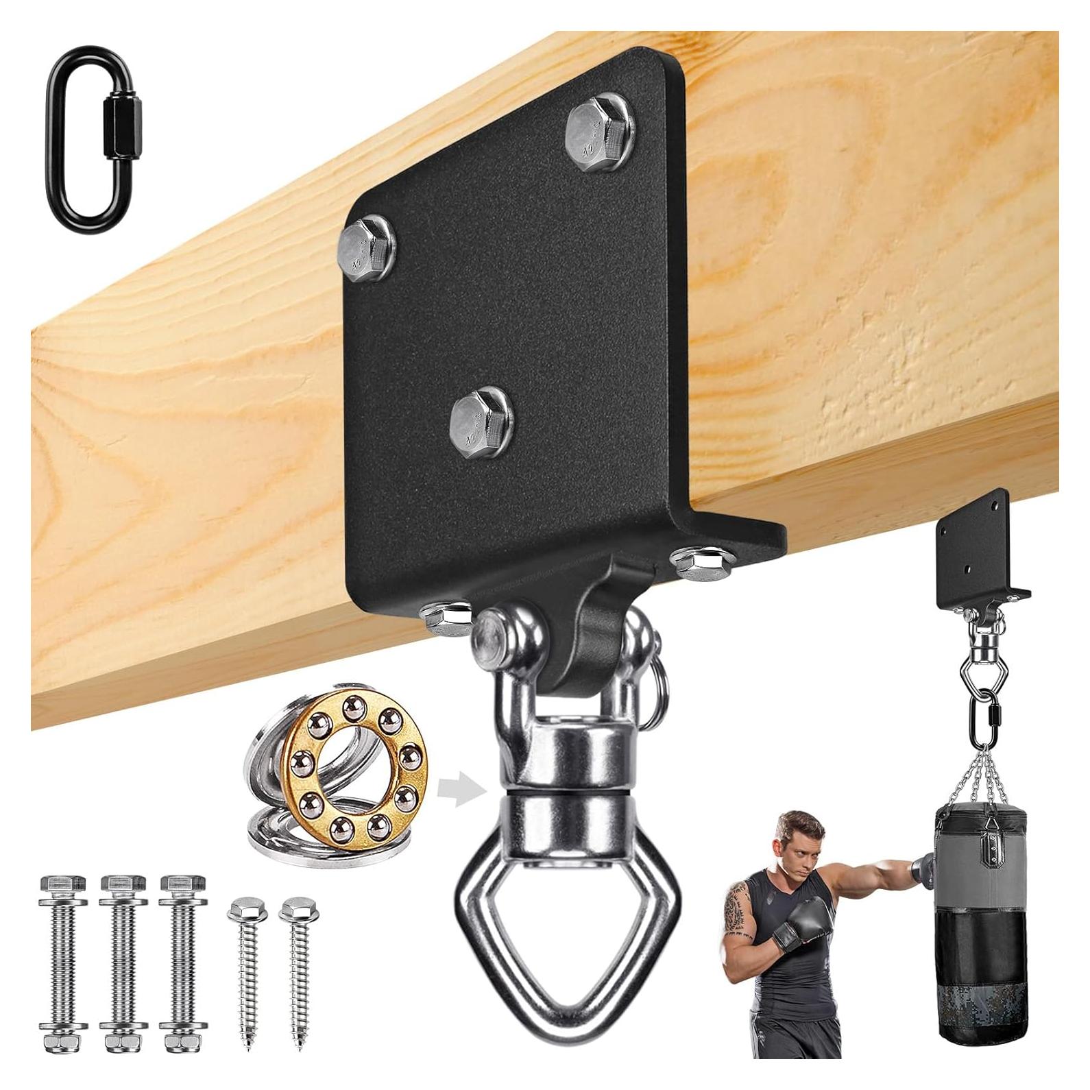 Soporte de Bolsa de Boxeo SELEWARE con Cojinetes 360° - Alta Resistencia