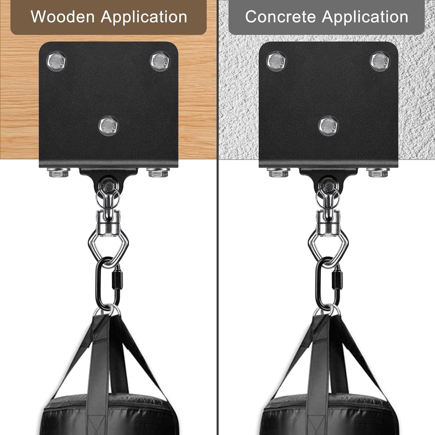 Soporte de Bolsa de Boxeo SELEWARE con Cojinetes 360° - Alta Resistencia