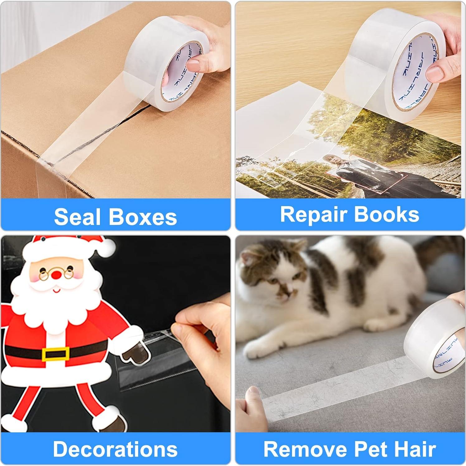 Cinta de Embalaje Transparente JARLINK 12 Rollos 55 m