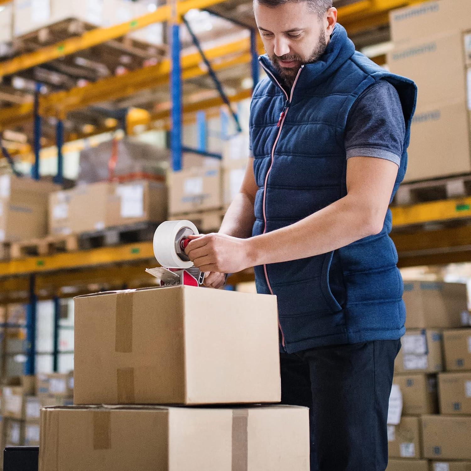 Cinta de Embalaje Transparente JARLINK 12 Rollos 55 m