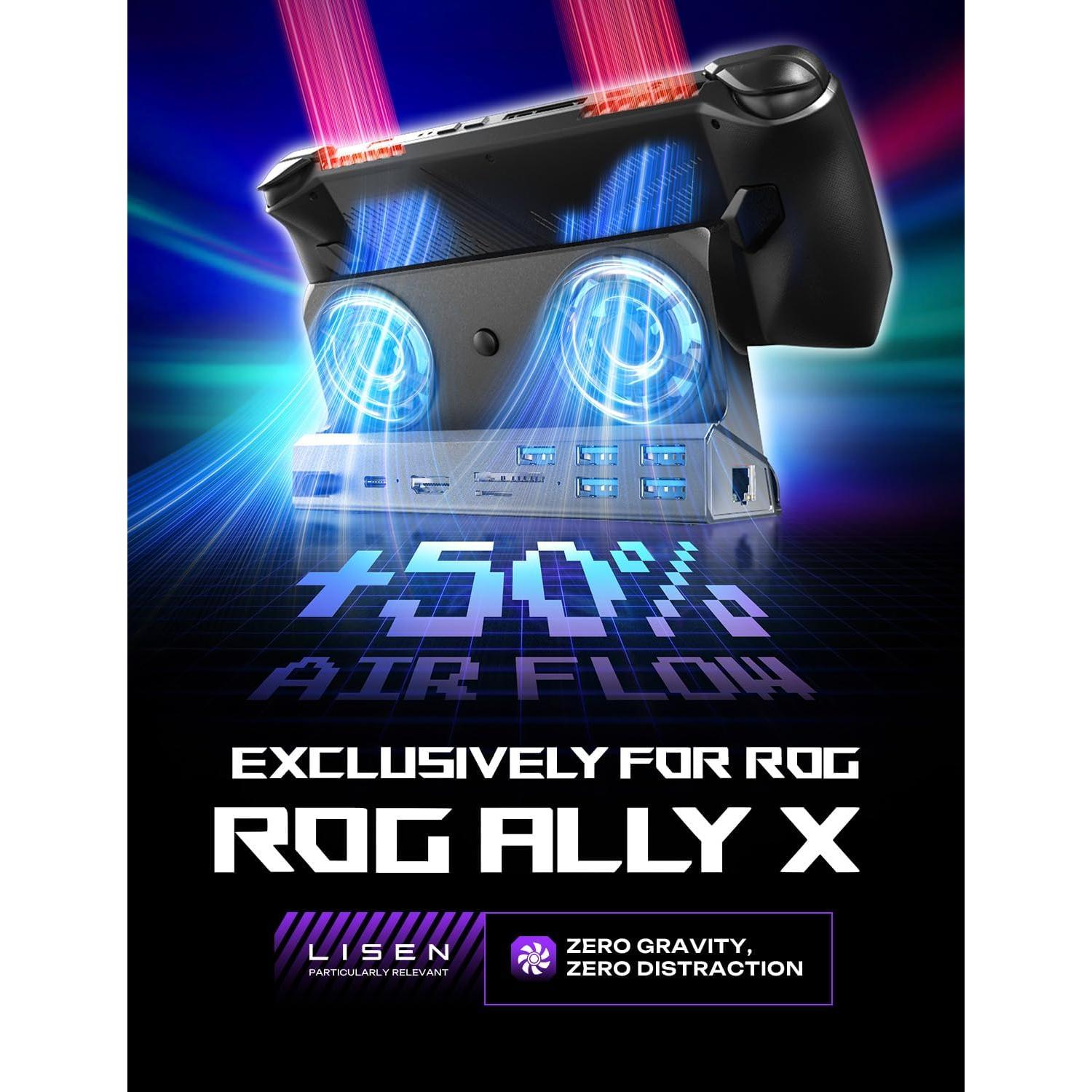 LISEN Estación de Acoplamiento 10-en-1 para Steam Deck OLED