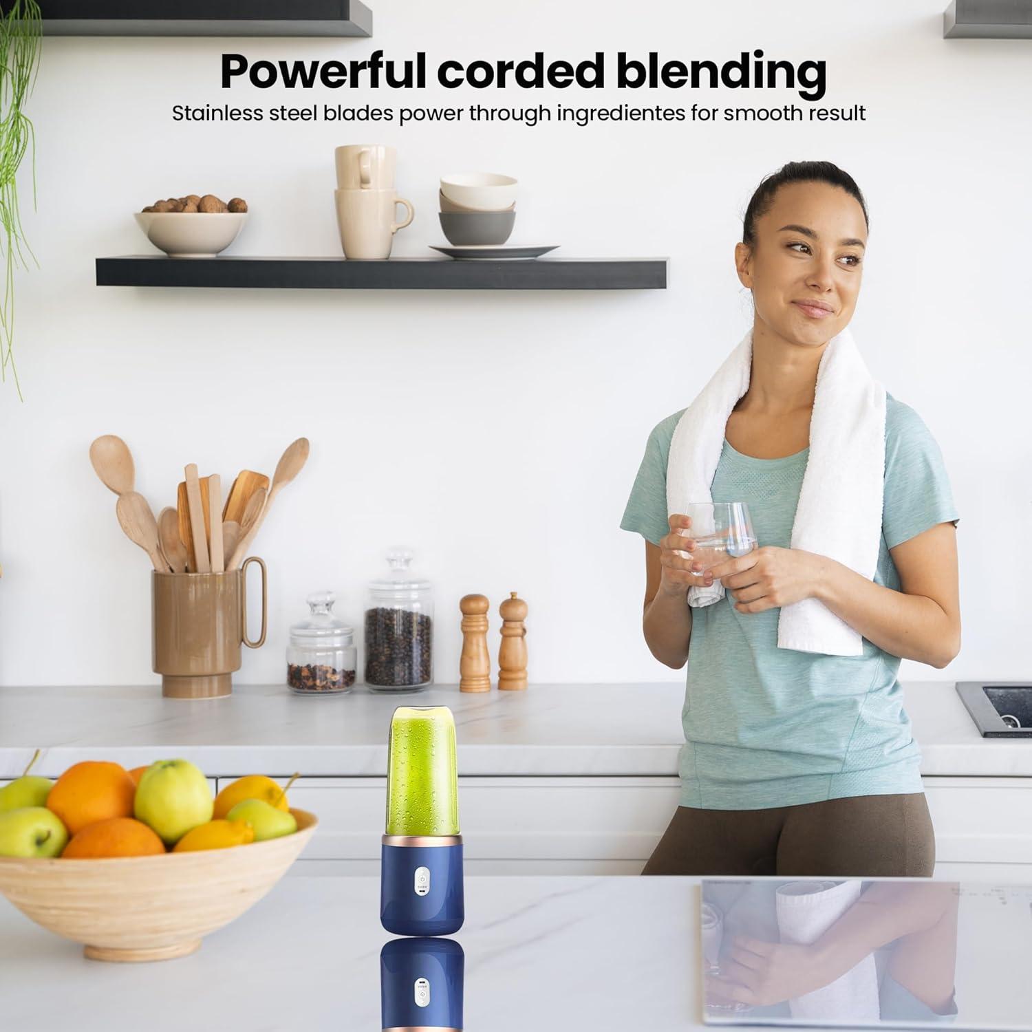 Licuadora Portátil Regalosonline 400 ml USB Acero Inoxidable