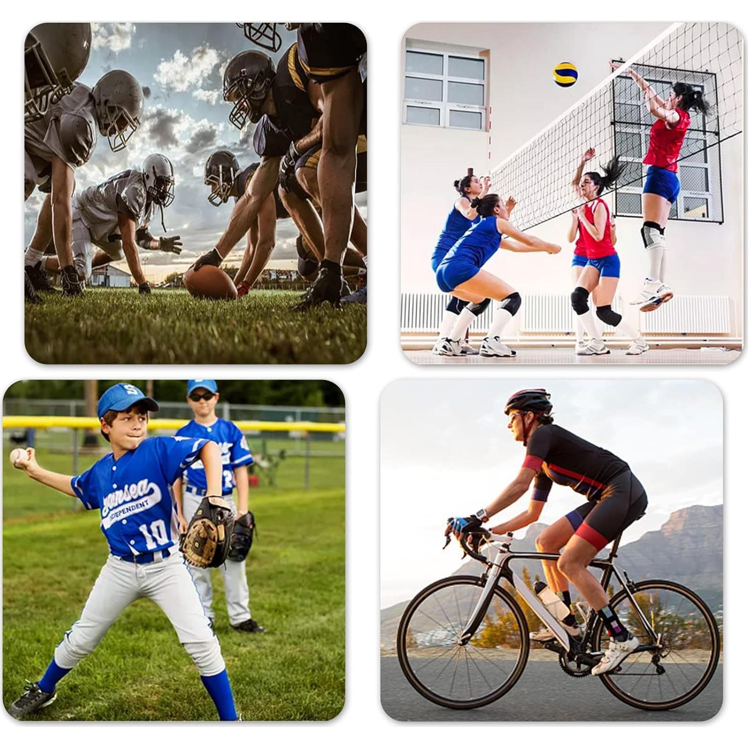 Cinta Atlética Negra ADMITRY - Paquete de 5 Rollos 3.81cm x 9.14m