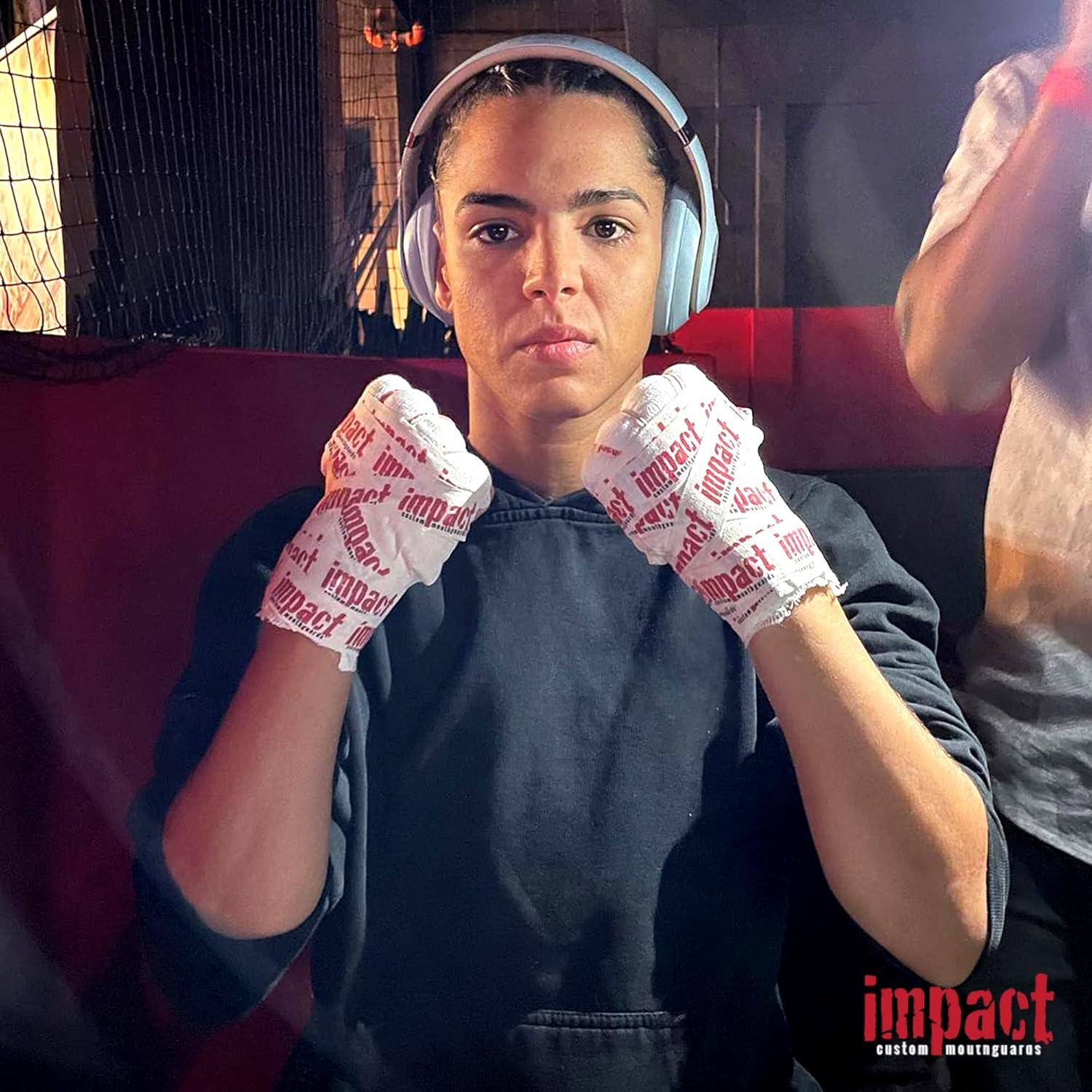 Cinta Atlética Suave Impact 1" para Boxeo y MMA - Paquete de 5