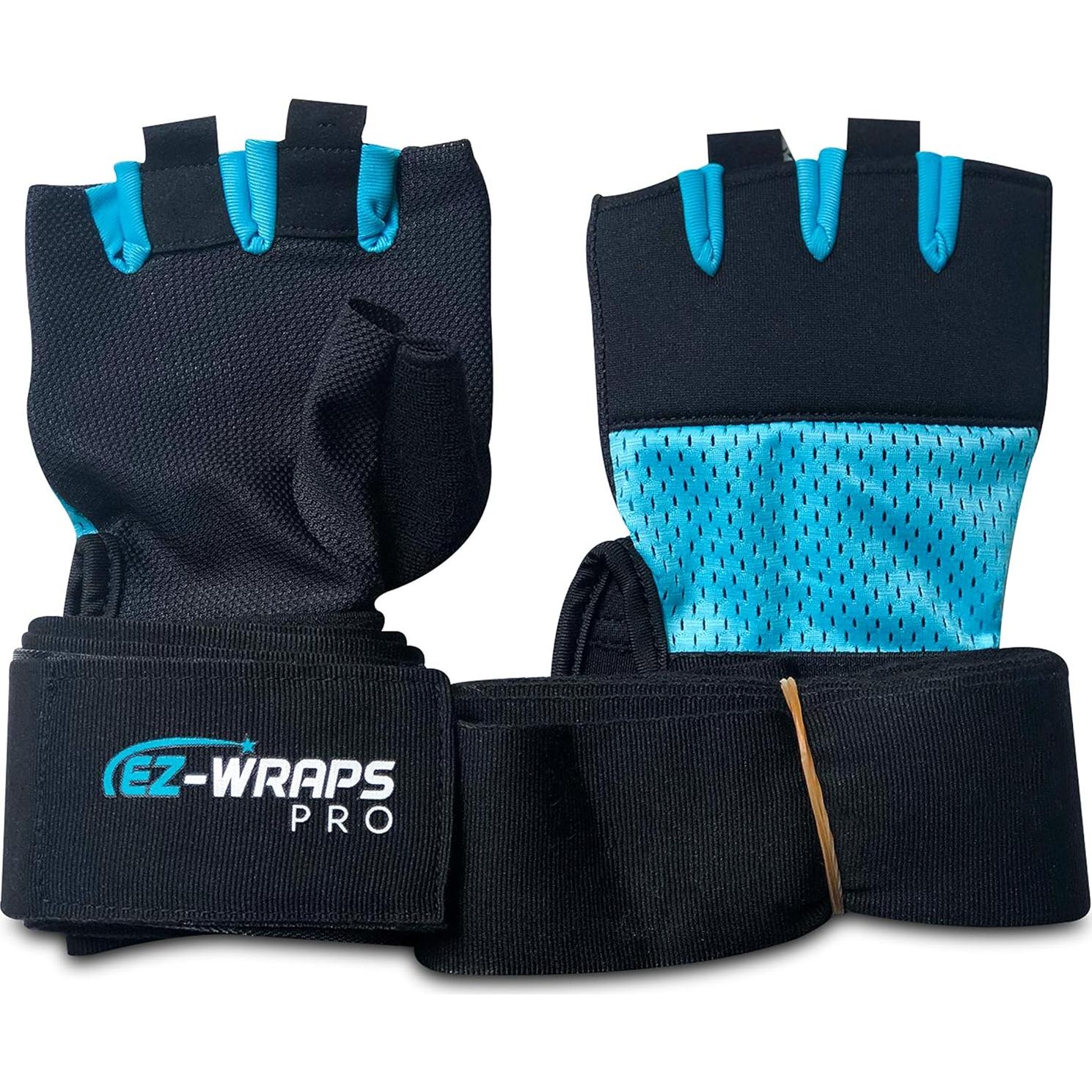Envolturas de Mano de Boxeo EZ-WRAP Pro 2.0 para Mujeres - Azul Aqua