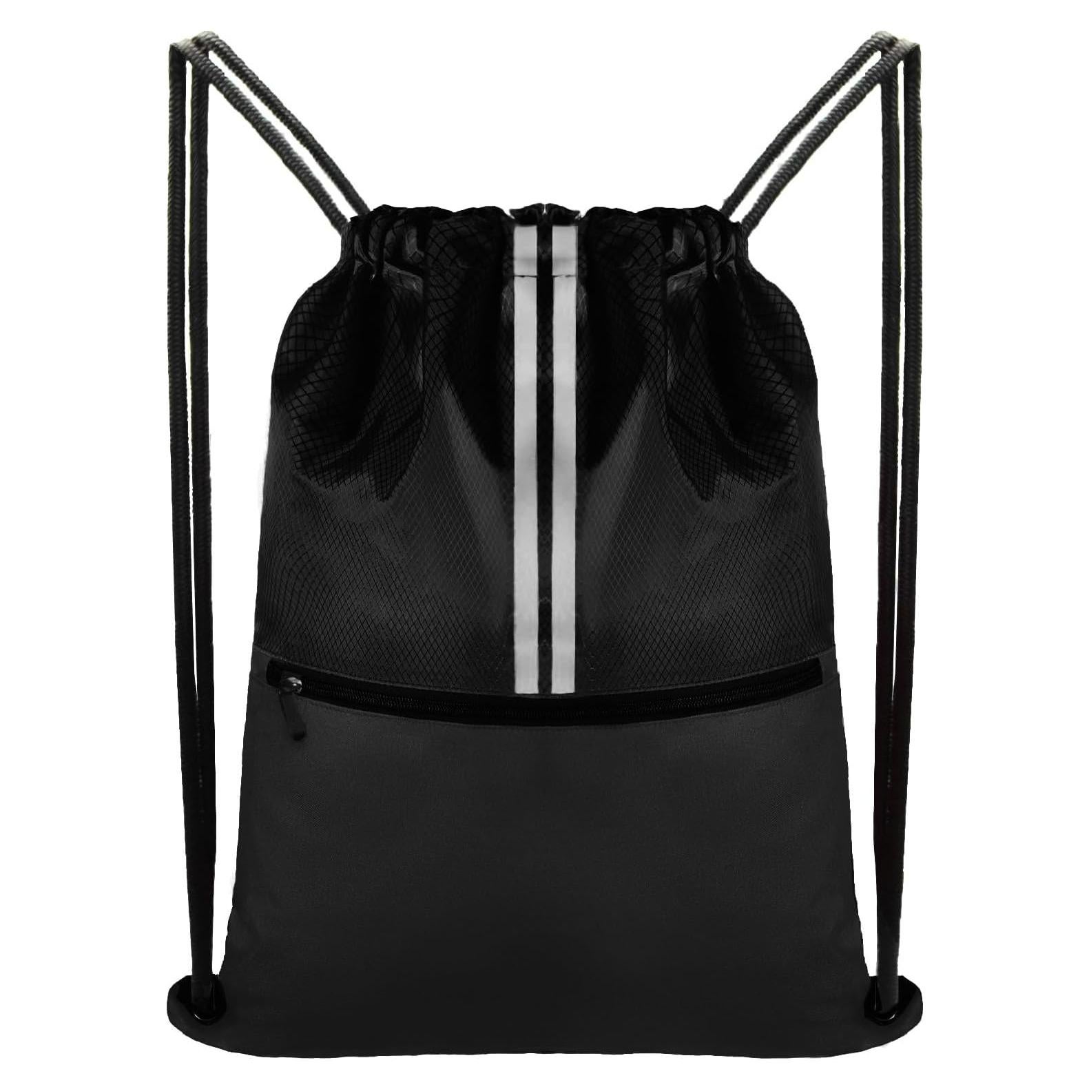 Mochila de Cuerda JOYNYON Unisex 18L con Bolsillo Cremallera