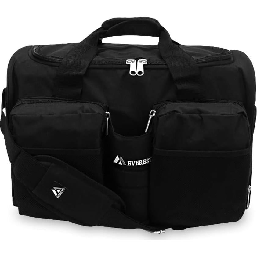 Bolsa de Gimnasio Everest S223-BK, 32L, Negro