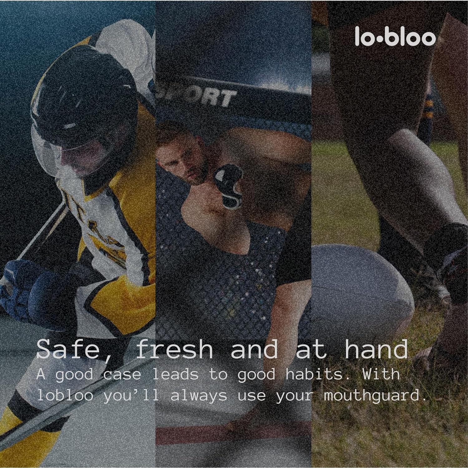 Estuche Protector Bucal Lobloo Morado - Higiénico y Práctico