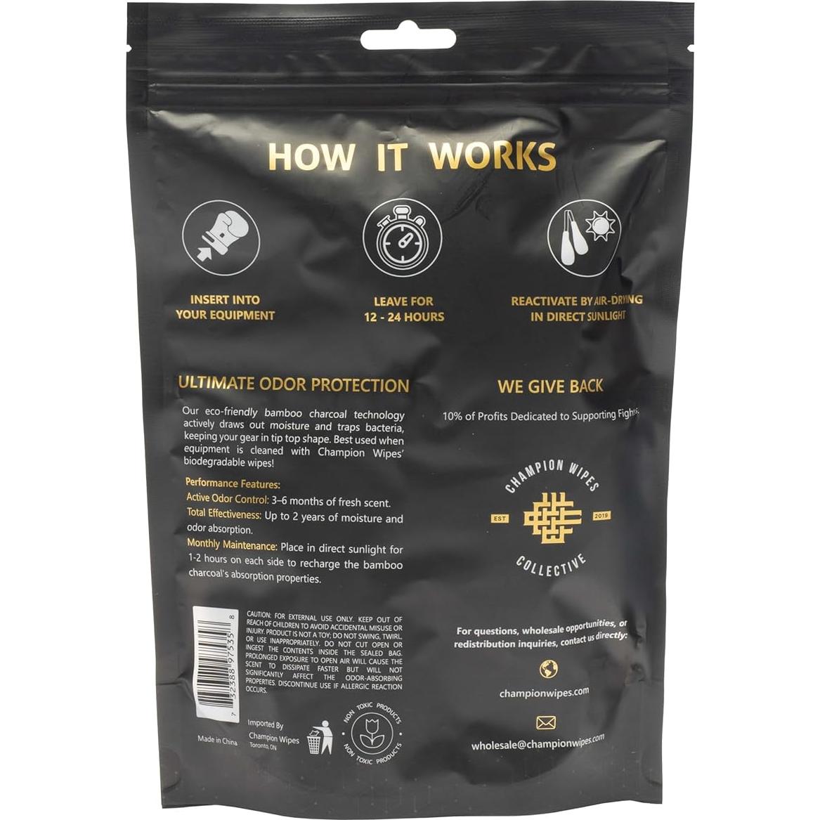 Inserts Desodorantes y Absorbentes Champion Wipes Osmanthus Breeze 24cm