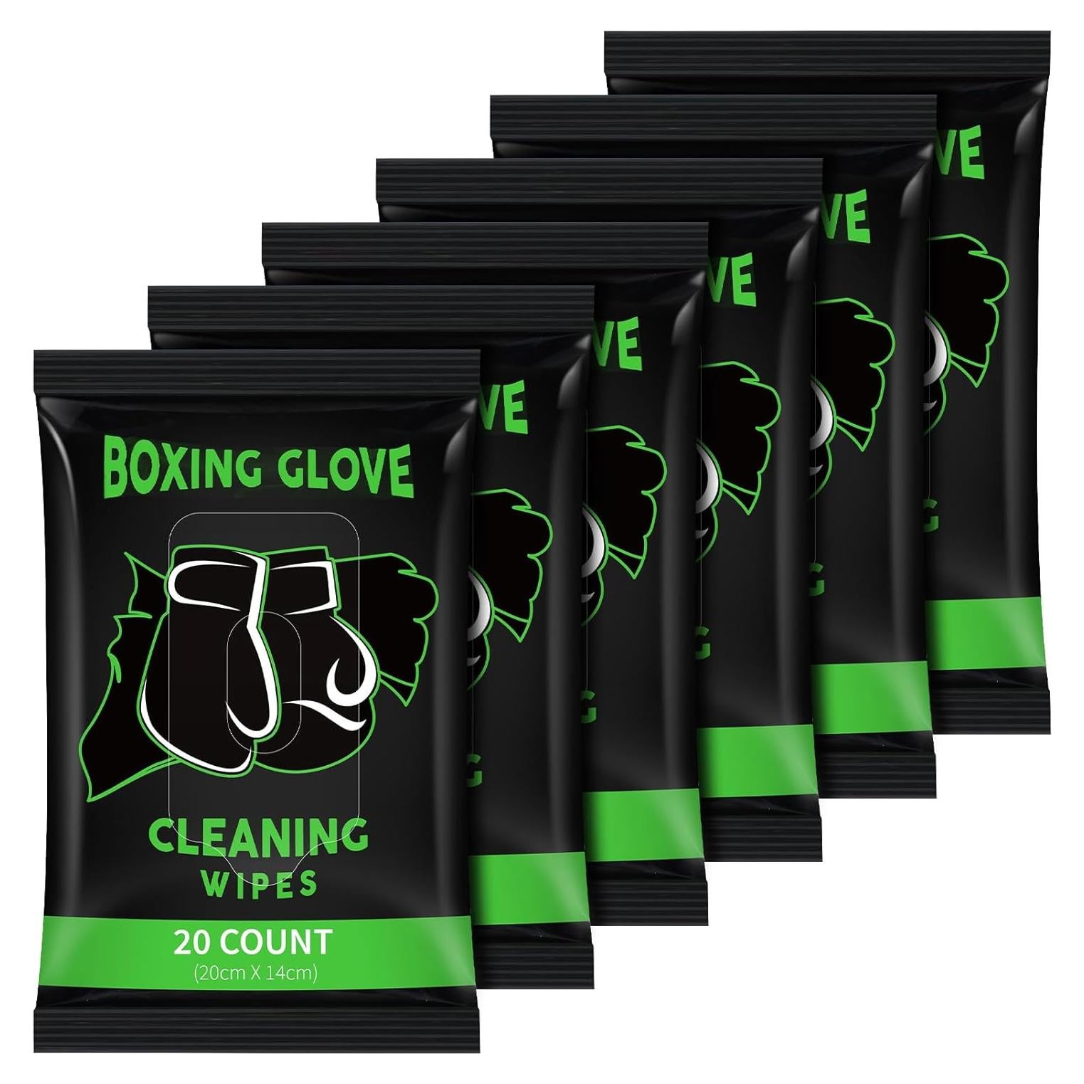 Paquete de 120 toallitas desodorantes Threlaco para guantes de boxeo