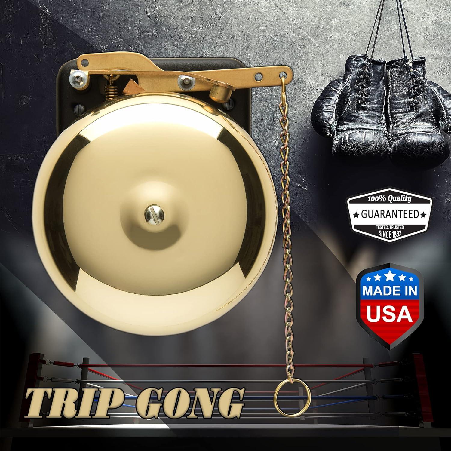 Campana de Boxeo Bevin Bells 15.24 cm Acero y Latón 6STG