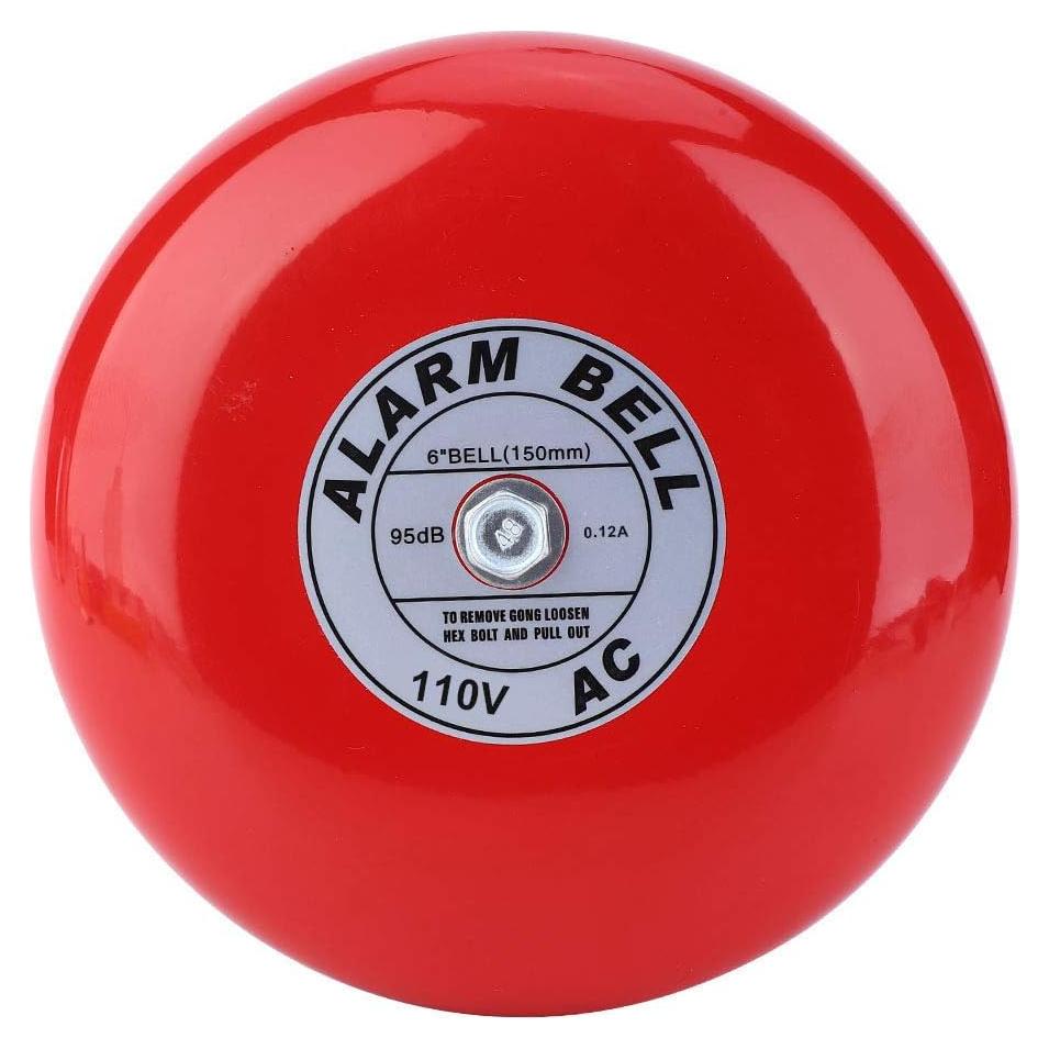 Campana de Alarma Contra Incendios Pissente CB-6B 95dB 150mm