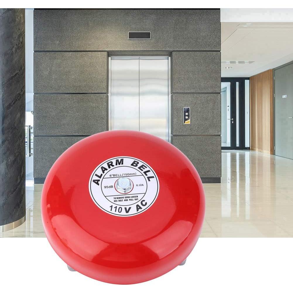 Campana de Alarma Contra Incendios Pissente CB-6B 95dB 150mm