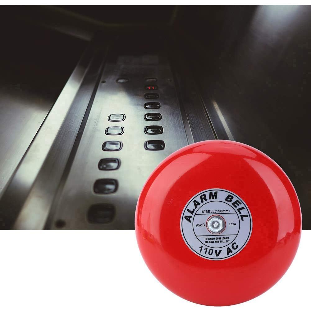 Campana de Alarma Contra Incendios Pissente CB-6B 95dB 150mm