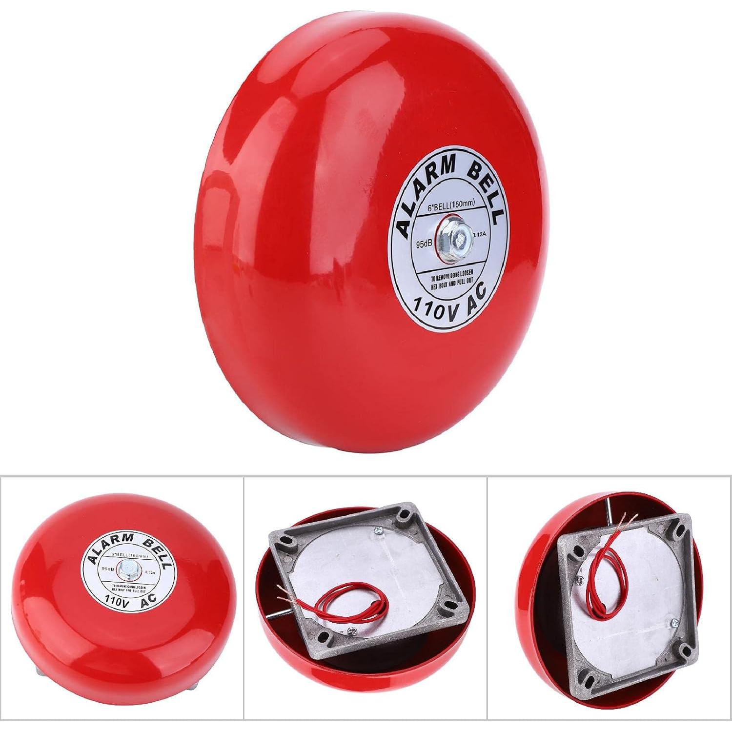 Campana de Alarma Contra Incendios Pissente CB-6B 95dB 150mm