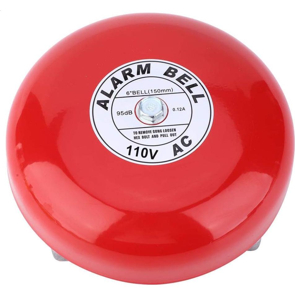 Campana de Alarma Contra Incendios Pissente CB-6B 95dB 150mm