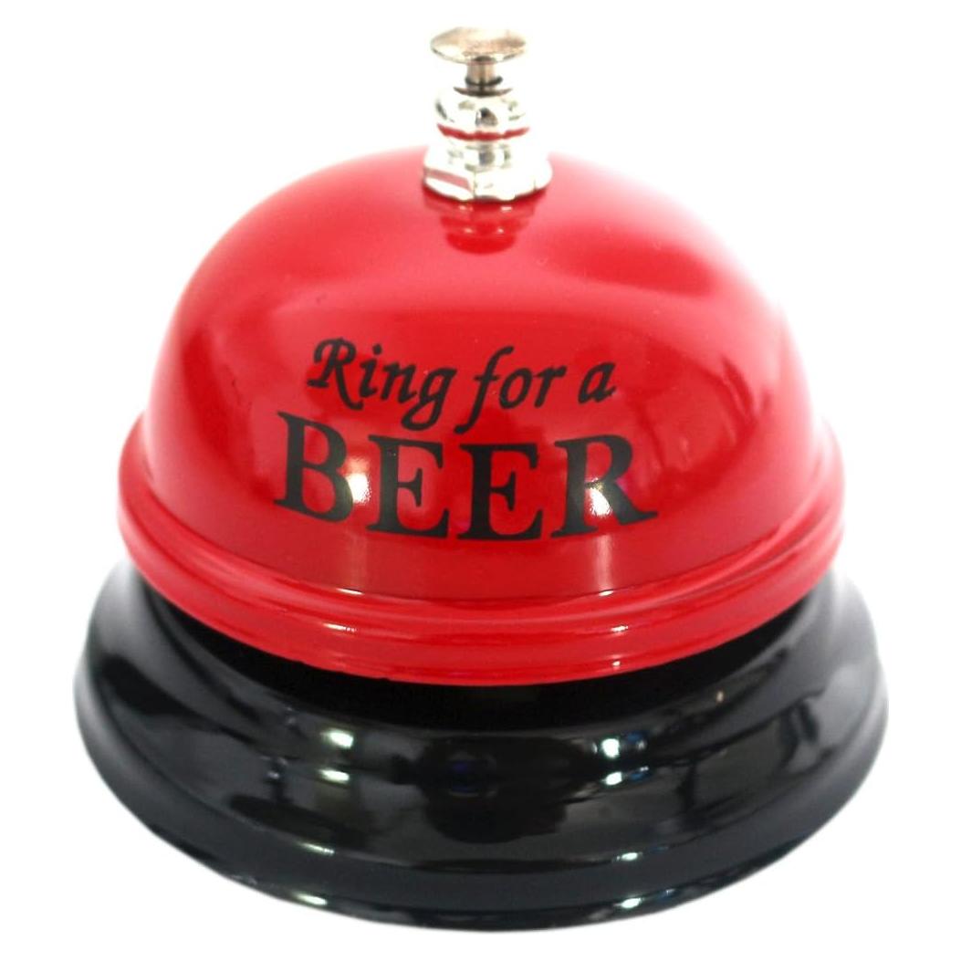 Campana de Anuncio KiaoTime Roja para Cerveza 8.57 cm