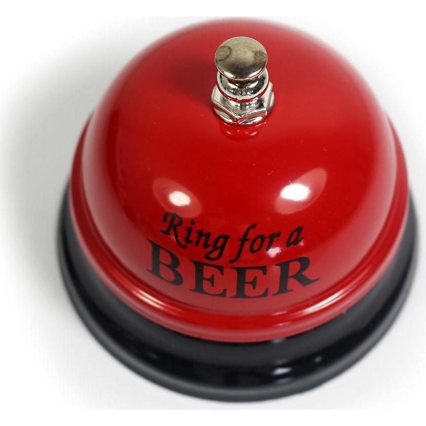 Campana de Anuncio KiaoTime Roja para Cerveza 8.57 cm