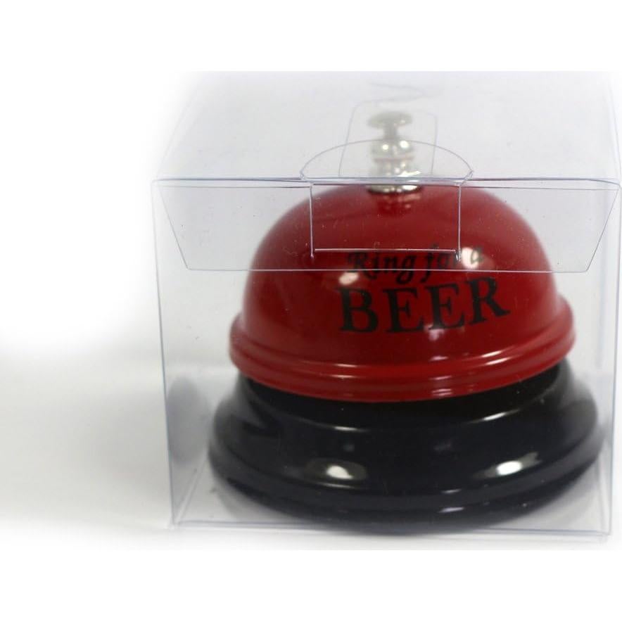 Campana de Anuncio KiaoTime Roja para Cerveza 8.57 cm