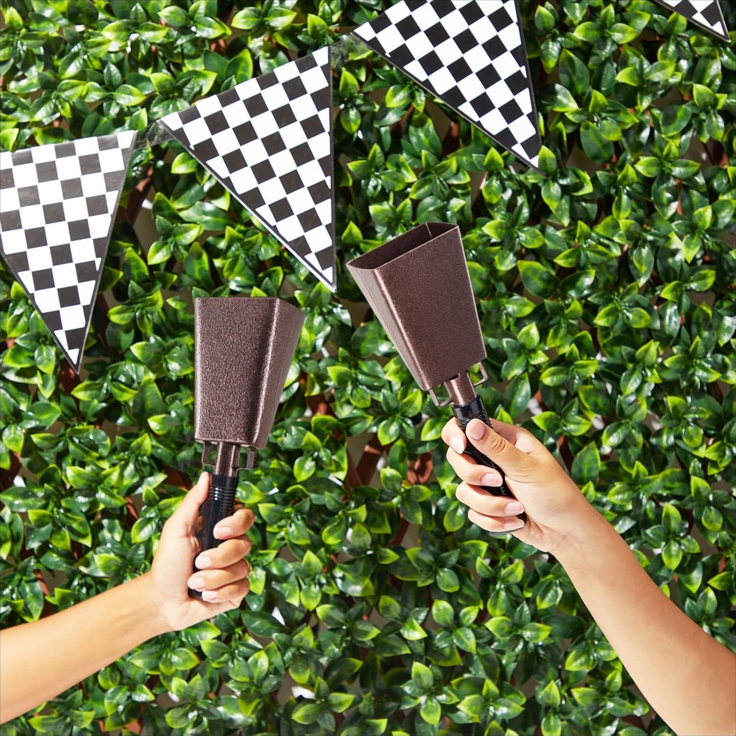 Paquete de 2 Campanas de Vaca de Cobre 23 cm para Eventos