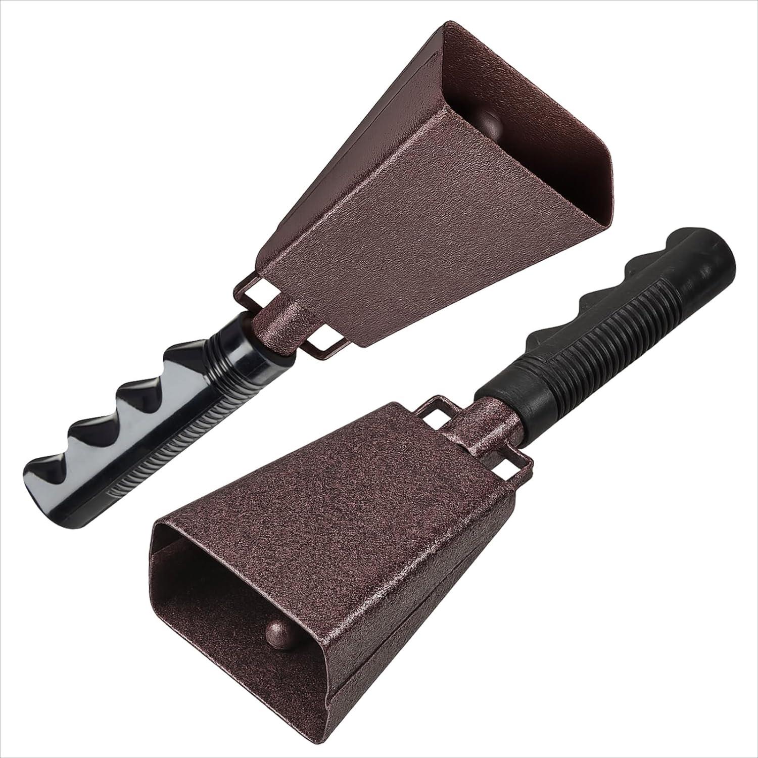 Paquete de 2 Campanas de Vaca de Cobre 23 cm para Eventos