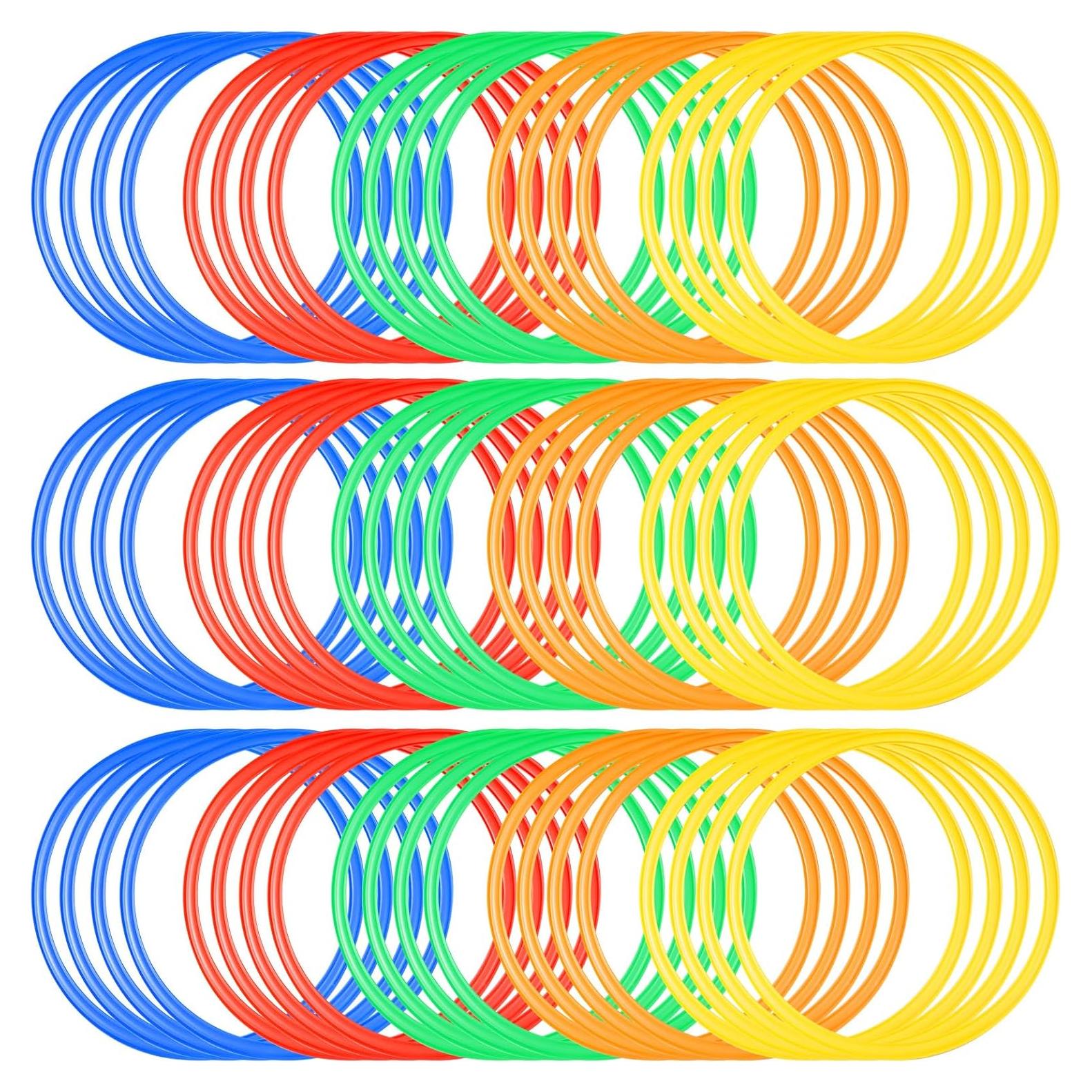Anillos de Agilidad Deekin 80 Pcs Entrenamiento 38 cm Multicolor